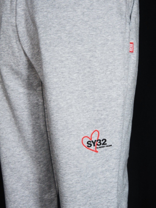 SY32 by SWEET YEARS��BASIC SWEAT PANTS��GRAY