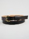 eofmLeather Belt -thin-BLACKڥե