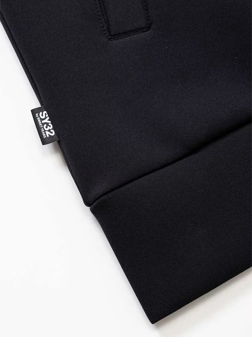 ZIP�ա��ǥ��� DOUBLE KNIT MULTI LOGO ZIP HOODIE BLACK SY32 by SWEET YEARS �����磻�����ƥ��ȥ��Х����������ȥ��䡼��