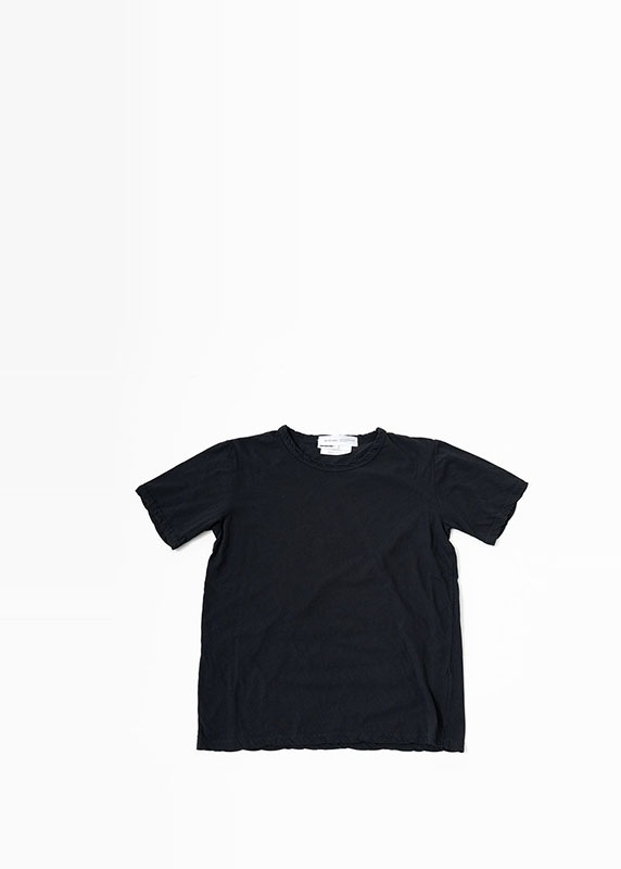 D/d denier ヴェリテクールお好きな方 ST-068BD<br>強撚天竺クルーネックロングスリーブ / BLKBD