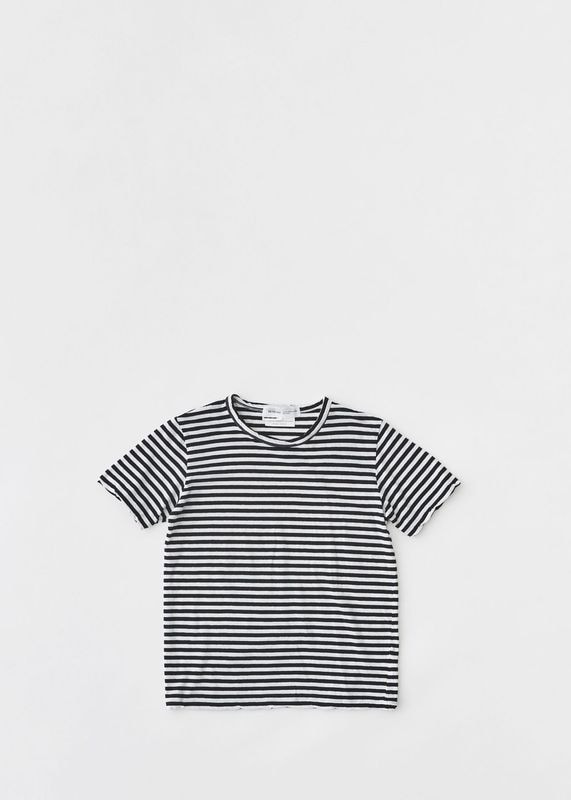 ST-067BD<br>強撚天竺クルーネックTee / BLKBD