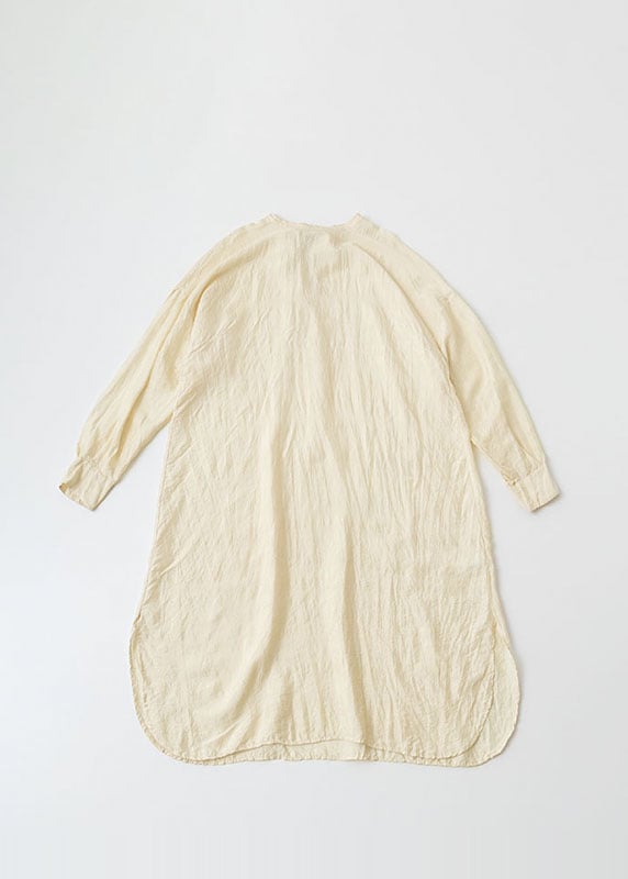 【SALE】<br>VC-2624L<br>シックシルクスタンドカラーワンピース