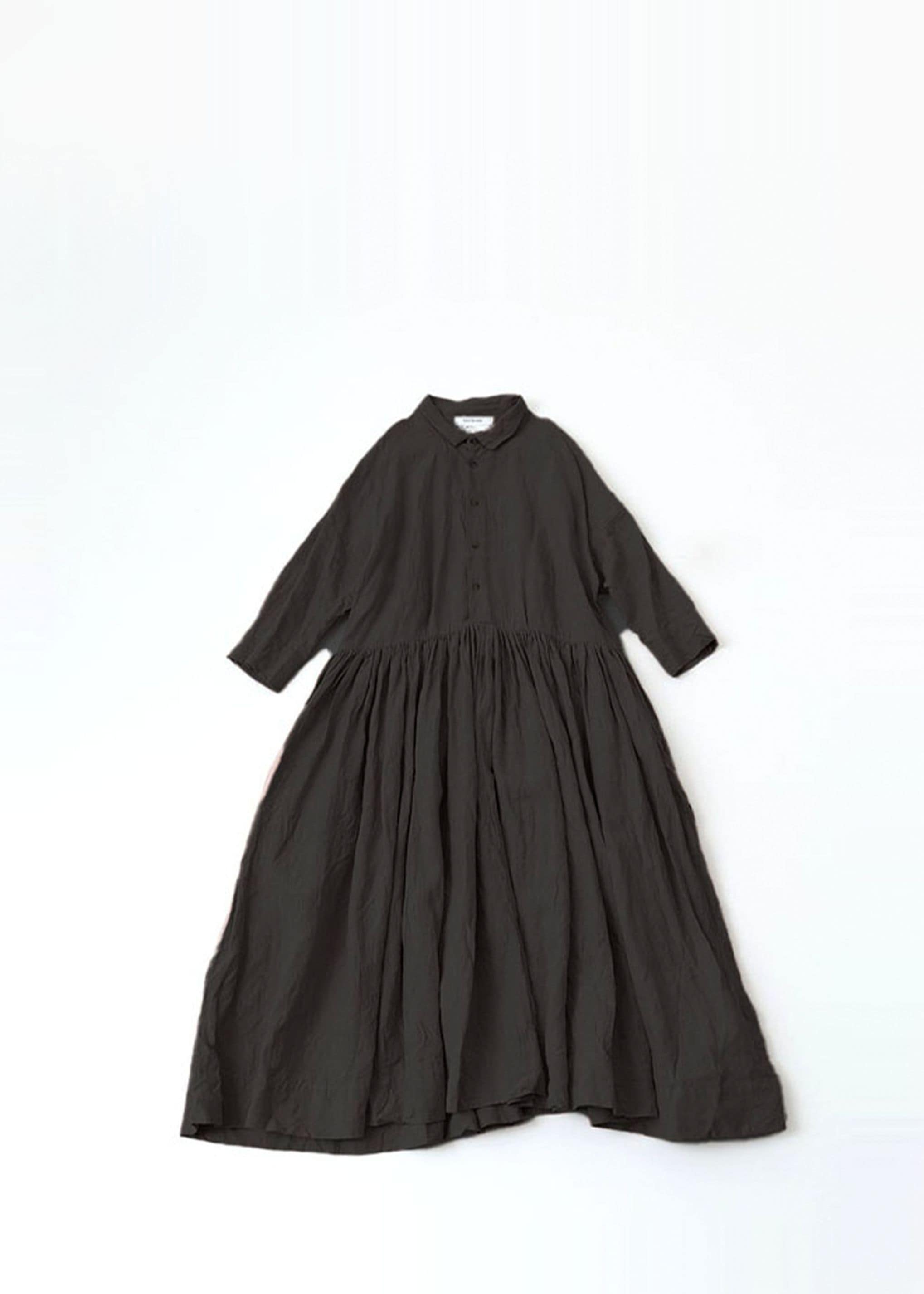 Veritecoeur 切替ギャザーワンピース Veritecoeur online 限定※<br>NT-102J<br>リネン切替ギャザー