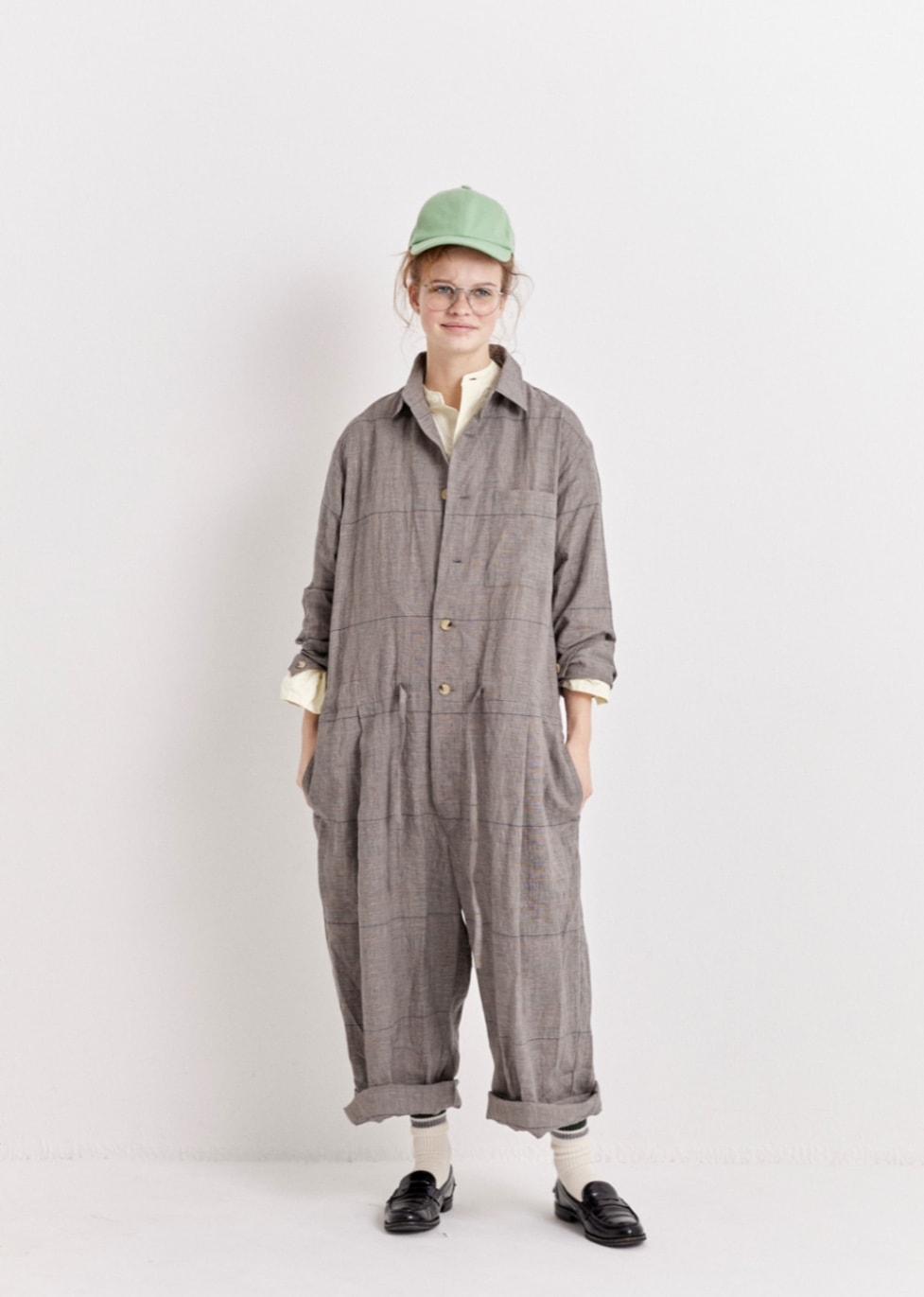 VC-2704 グレンチェックオールインワン - すべての商品 - Veritecoeur  