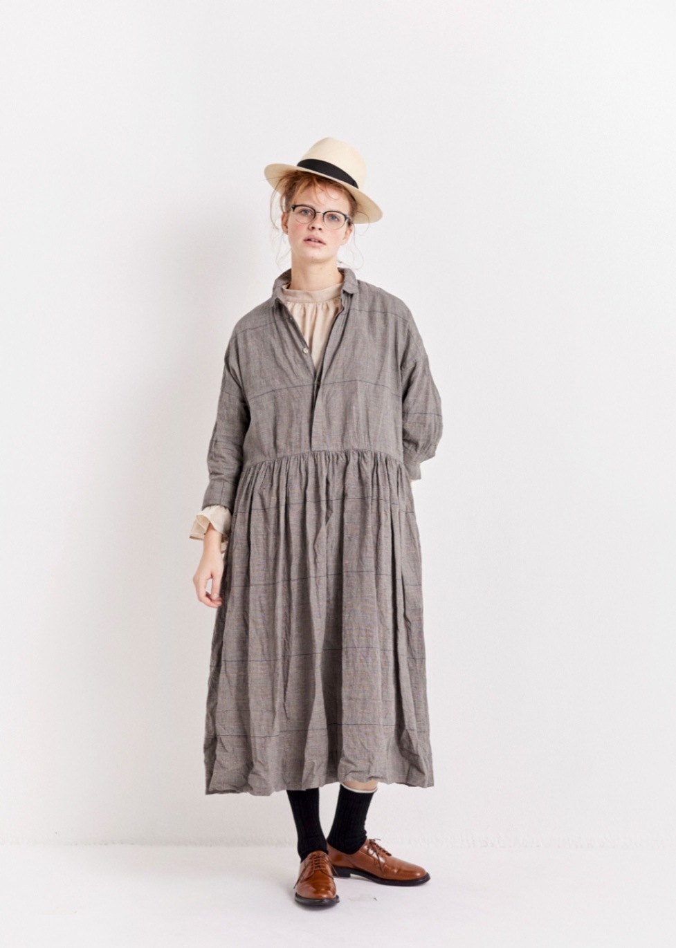 VC-2705 グレンチェックワンピース - すべての商品 - Veritecoeur  