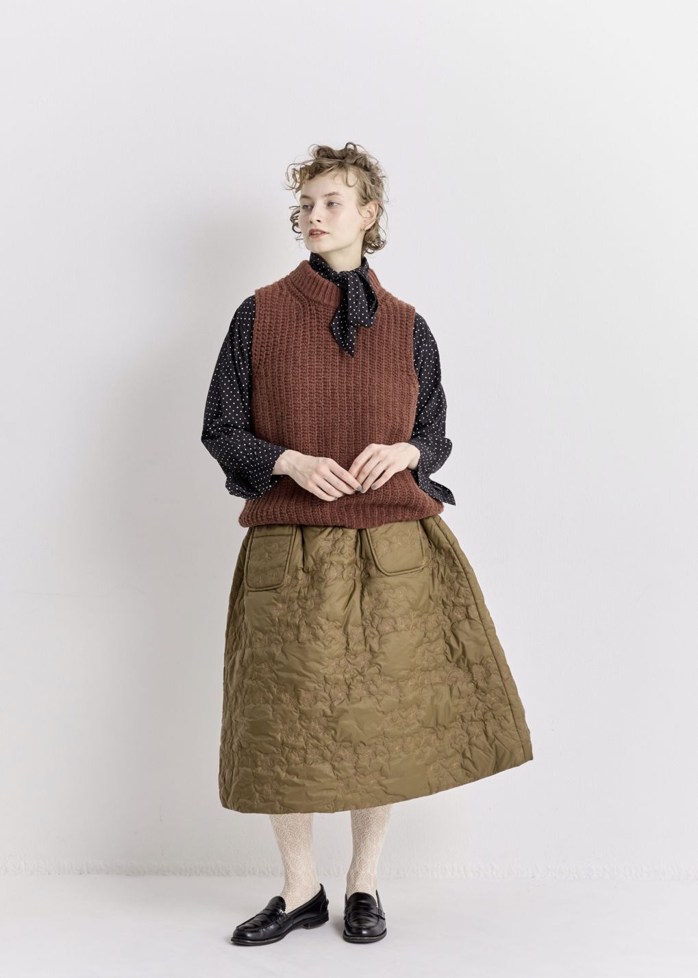 VC-2788<br>キルティングスカート - COLLECTION - Veritecoeur