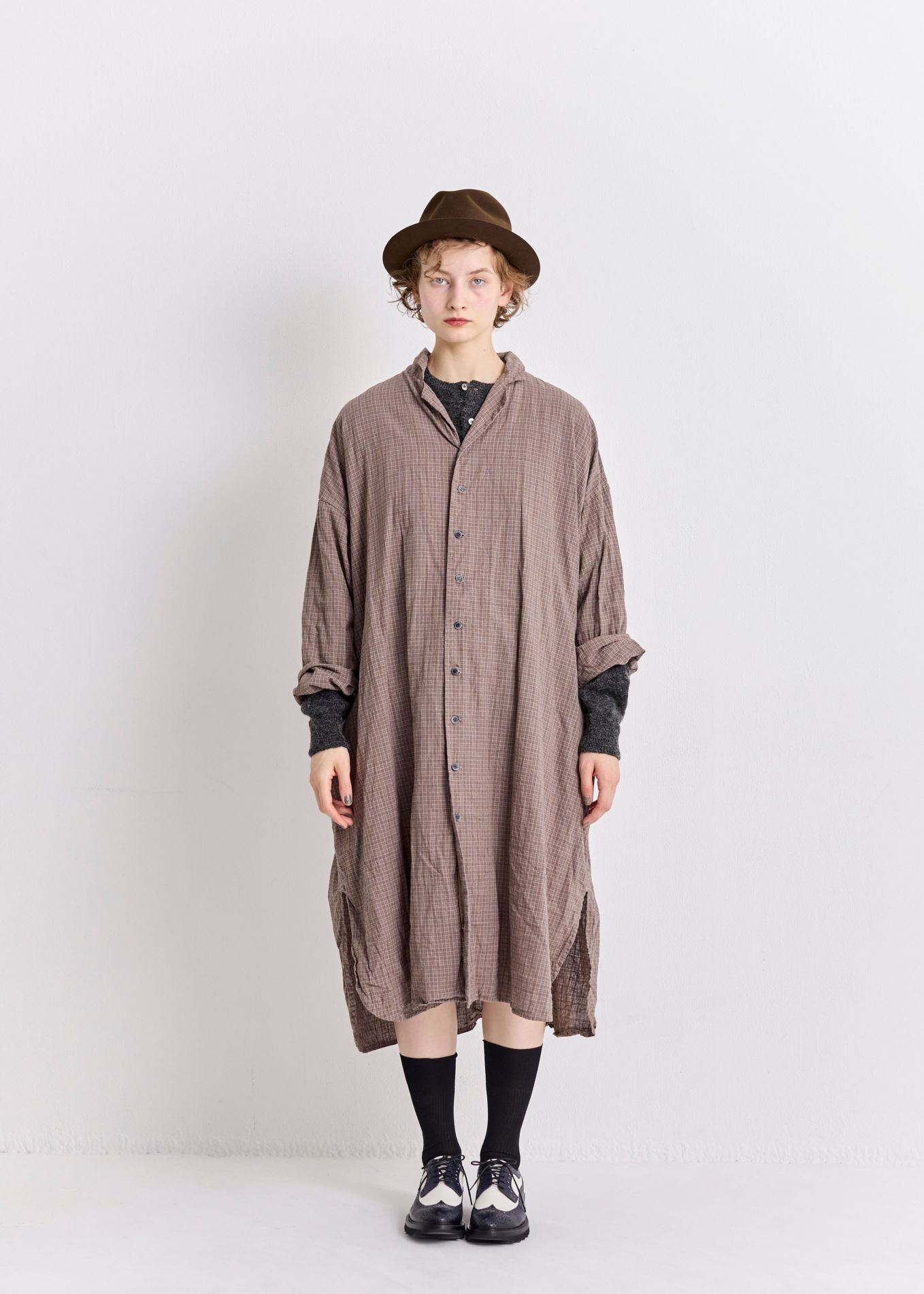 最終値下げ‼️Véritécoeur VC-2799ダディチェックシャツ VC-2799<br>ダディチェックシャツ - COLLECTION - Veritecoeur