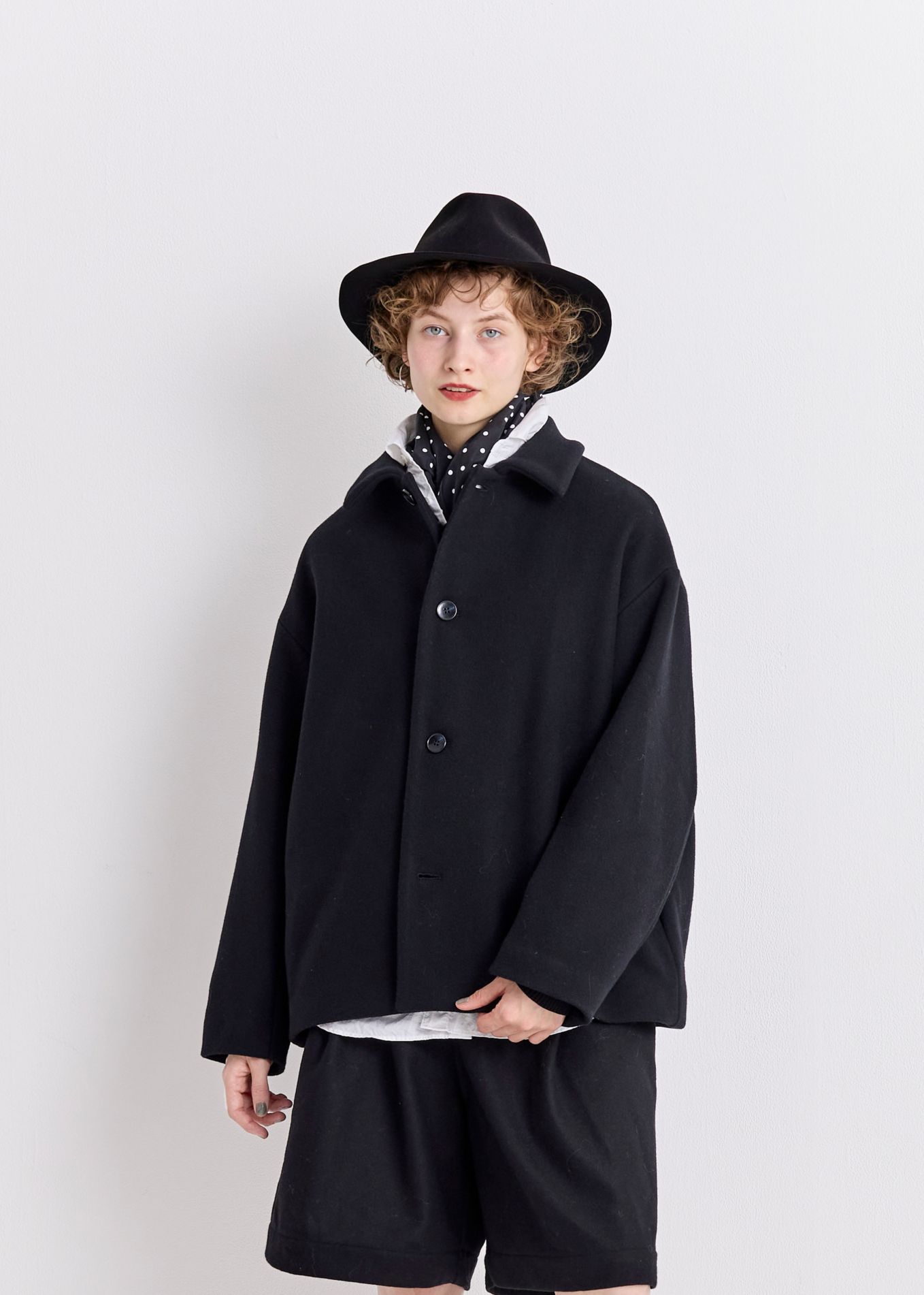 VC-2801<br>メルトンショートコート - COLLECTION - Veritecoeur