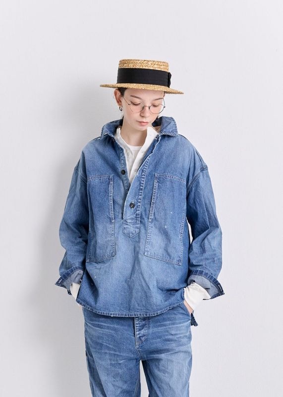 VC-2816<br>デニムプルオーバーシャツ