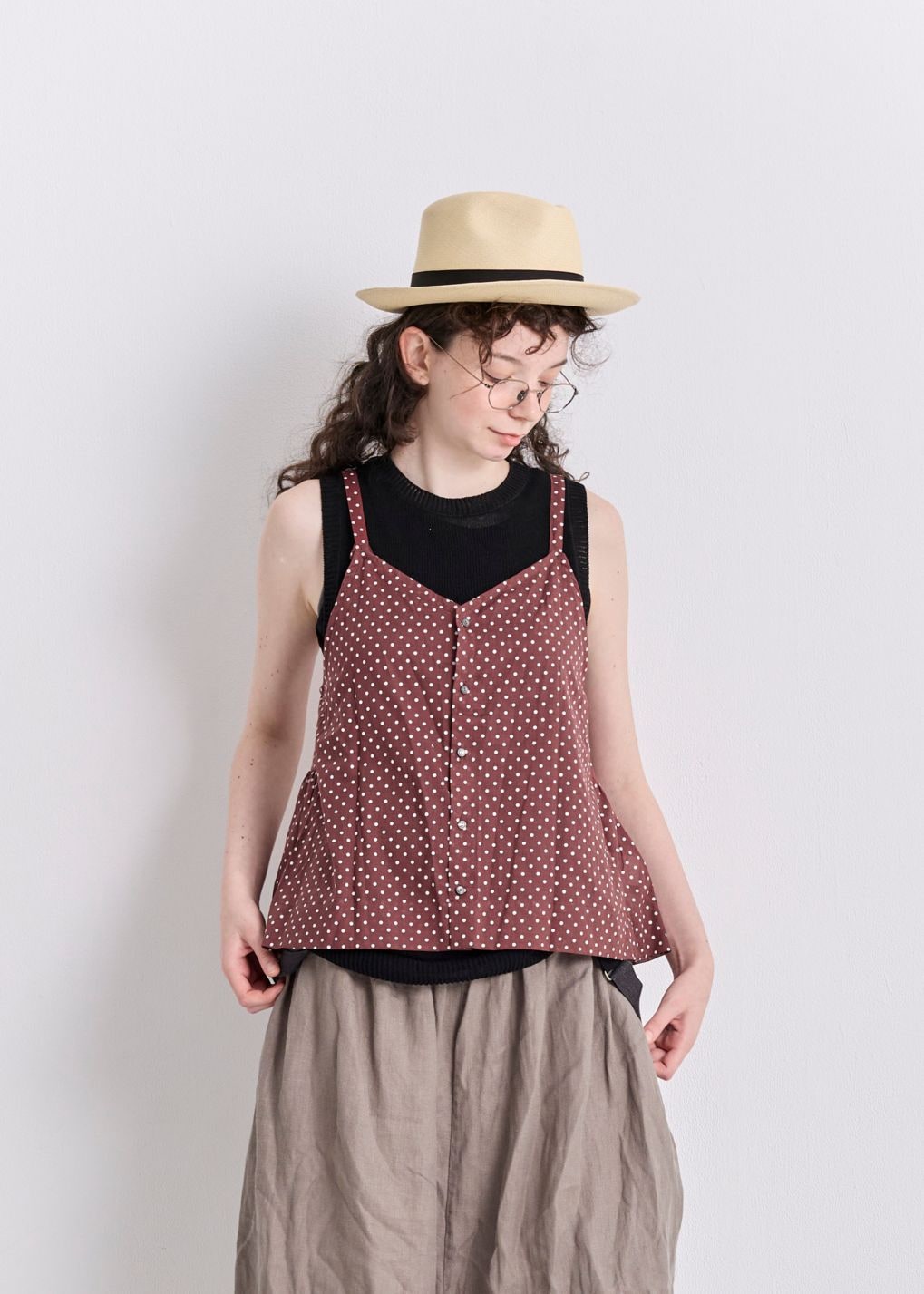 ☆＊VC-2822<br>ドット2WAYキャミソール - COLLECTION - Veritecoeur