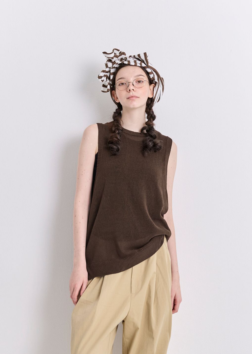 VCK-307<br>テンセルノースリーブニット - COLLECTION - Veritecoeur