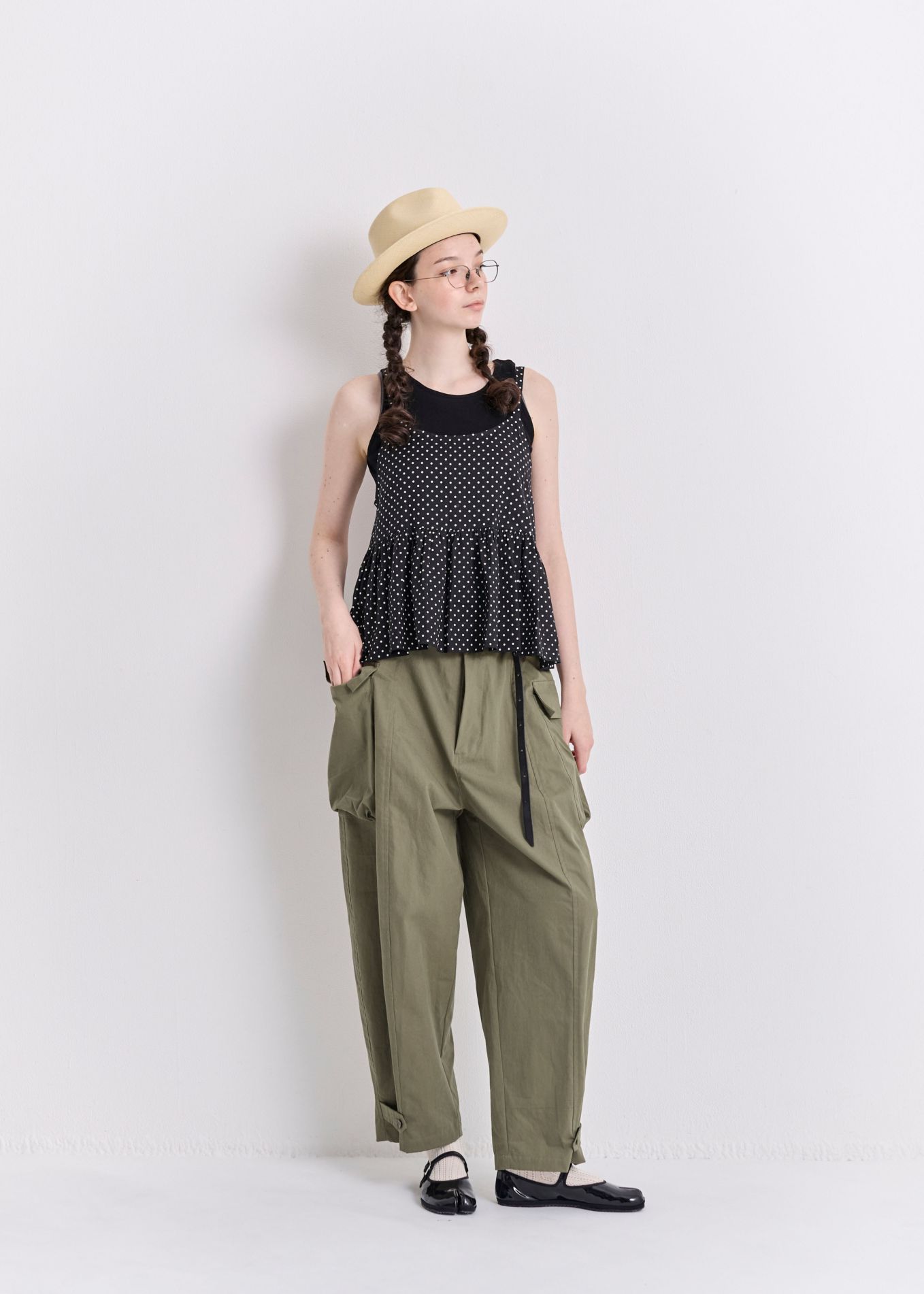 VC-2824<br>ピーチスキンカーゴパンツ - COLLECTION - Veritecoeur