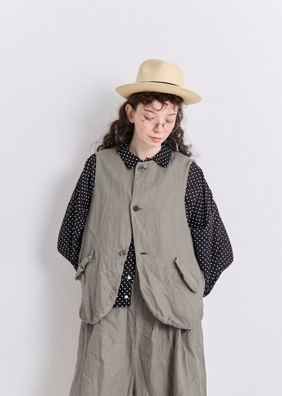 VC-2828<br>ガーメントダイリバーシブルベスト