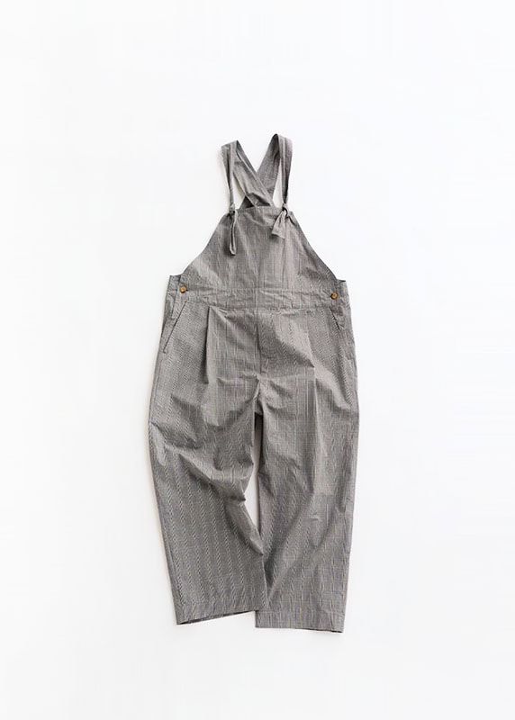 《CLUEL》×《 Veritecoeur》<br>CL-04<br>クロスバックオーバーオール / CHECK