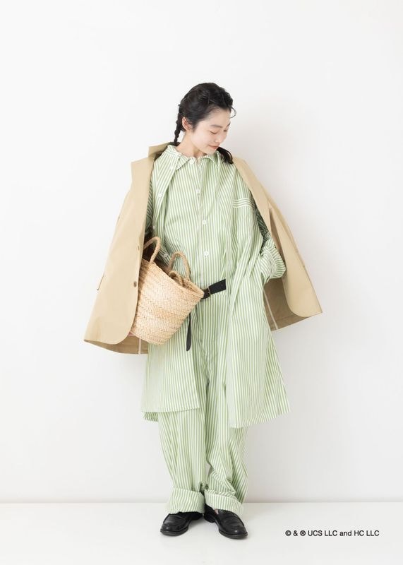 《Curious George × Veritecoeur》<br> GC-001<br>コードパイピングチュニック