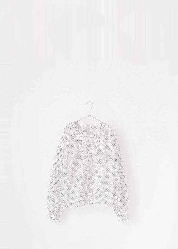 LTD-201<br>ドットフリルブラウス