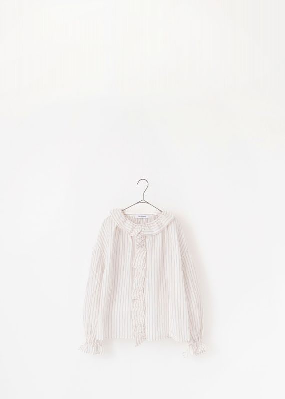 LTD-203<br>ストライプフリルブラウス