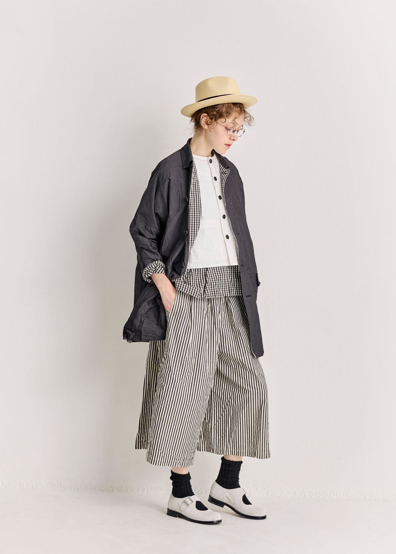 VC-2885B<br>ワイドクロップドパンツ - COLLECTION - Veritecoeur