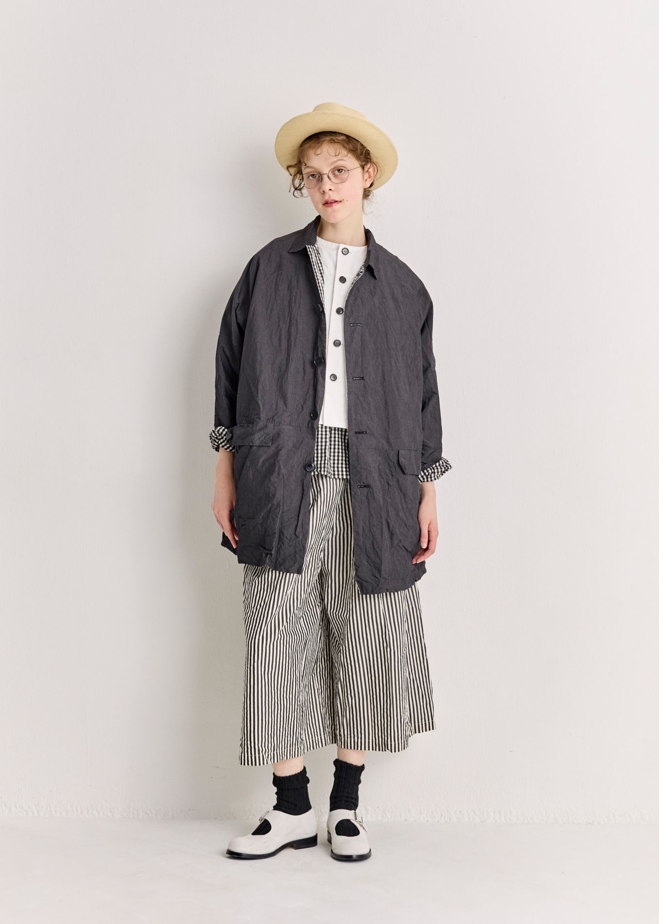 Y’s ピーコート　　綿100パーセント　アンティーク　ホワイト COATS(コート)｜コートY's（ワイズ）｜【公式通販】THE SHOP YOHJI