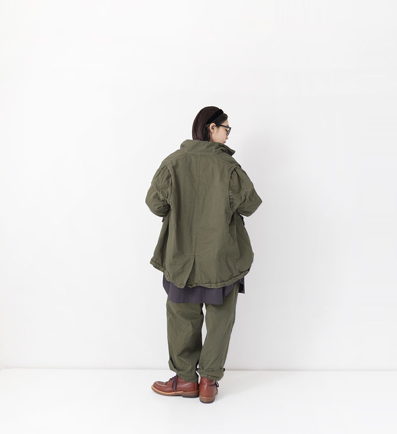 ST-183 ガーメントダイショートコート - COLLECTION