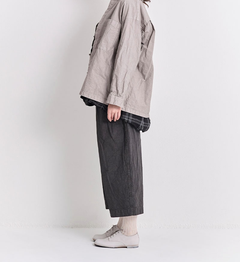 veritecoeurベルベティパンツグレーvc-2519 Veritecoeur ヴェリテクール ST-120 クロスワッシャーイージーパンツ