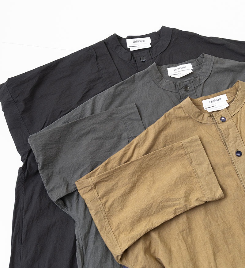 ヴェリテクール　ロングジレ 楽天市場】Veritecoeur ヴェリテクール オーバーダイコットン スリット