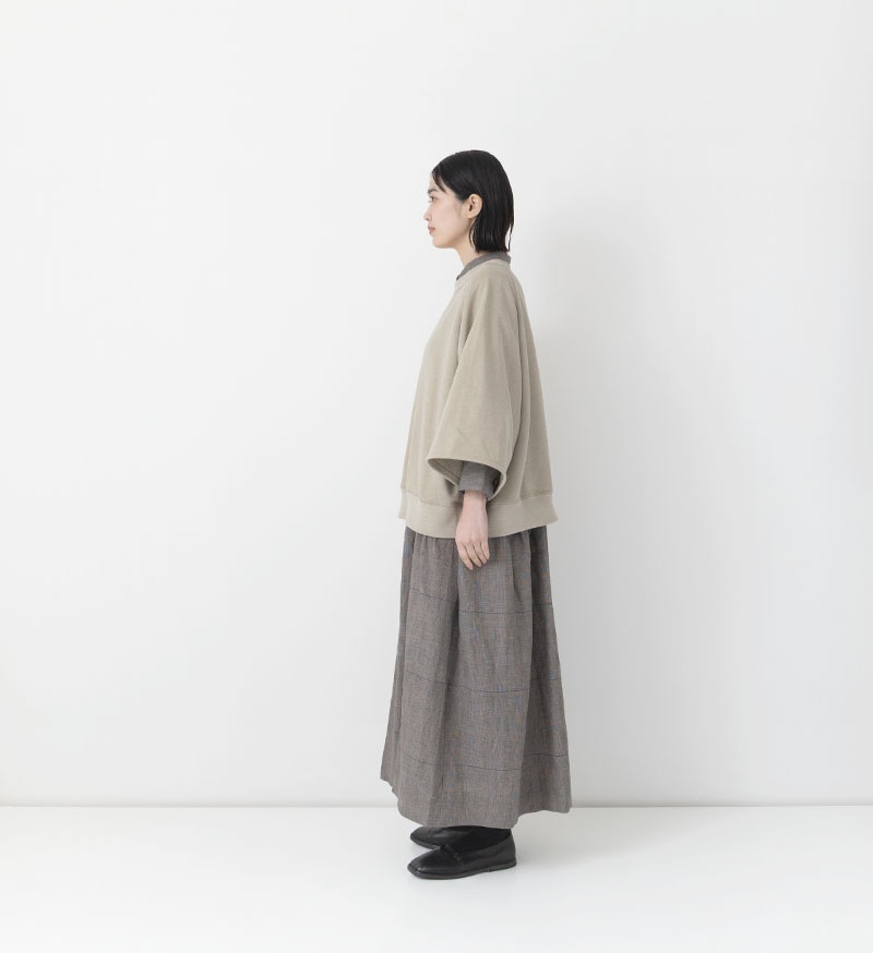 Vuori ヴオリワイドレッグエクリュ