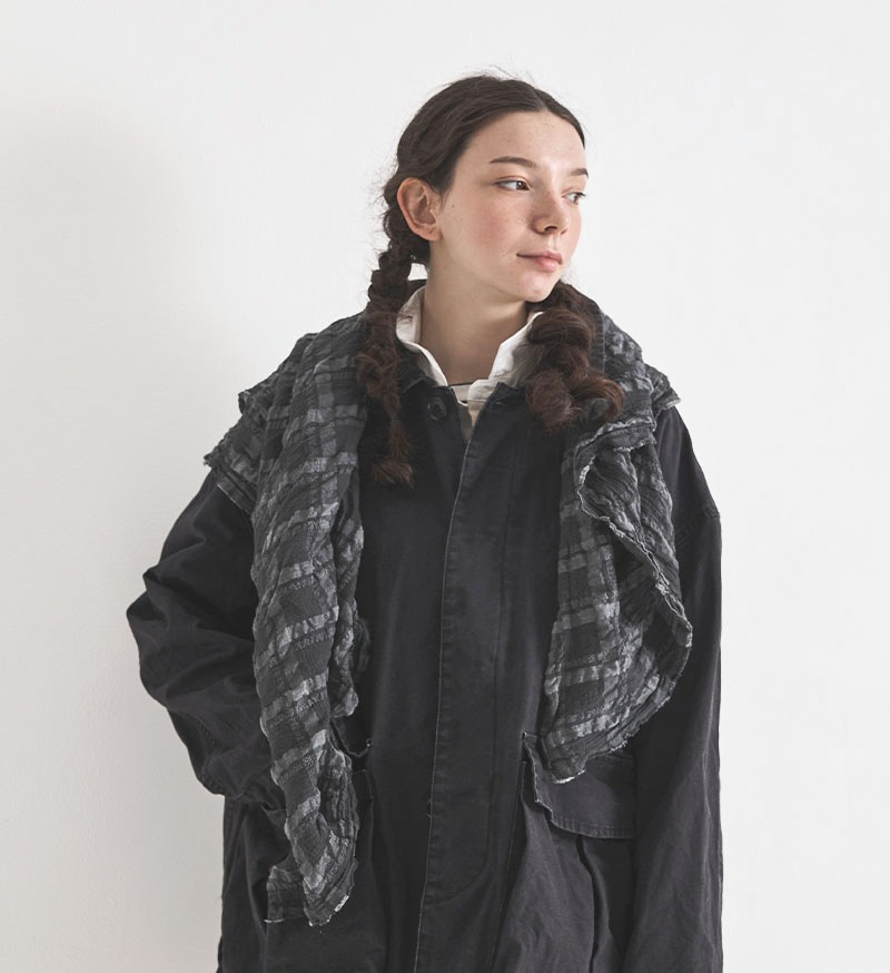 VC-2813<br>Favorite チェックストール - COLLECTION - Veritecoeur