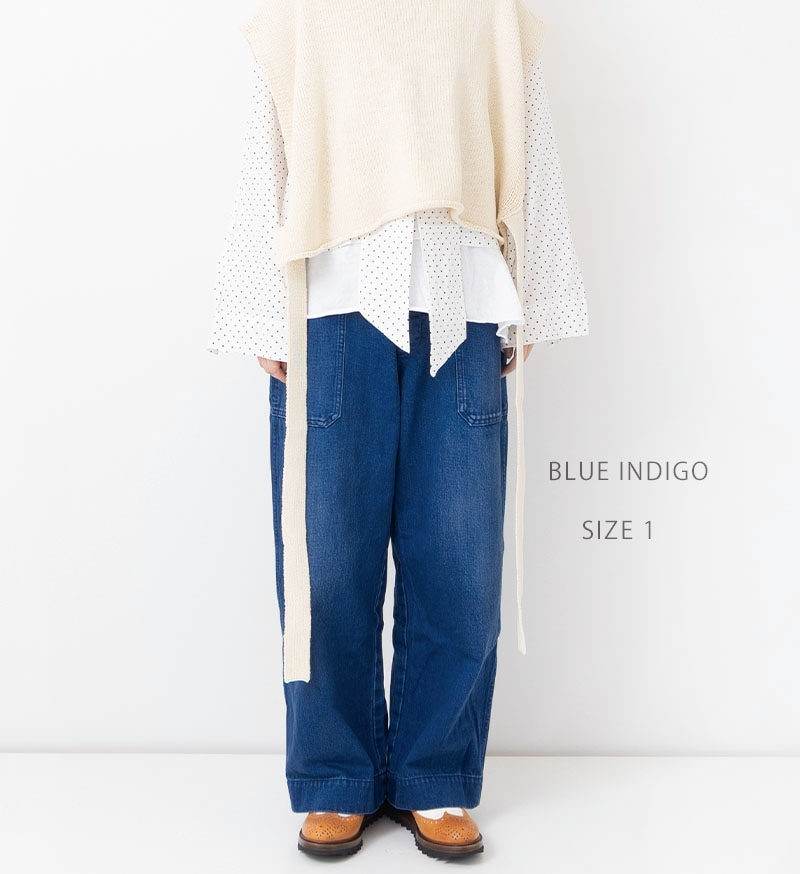 ヴェリテクール　デニムユーティリティーパンツ VC2693 サイズ1 VC-2693<br>デニムユーティリティーパンツ - COLLECTION - Veritecoeur