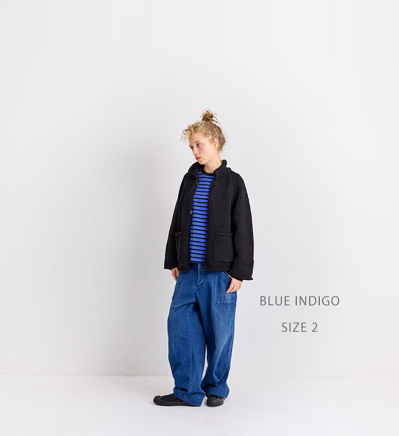 専用　Veritecoeur リネンパンツ　インディゴ 専用 Veritecoeur リネンパンツ インディゴ 専用 Veritecoeur リネン