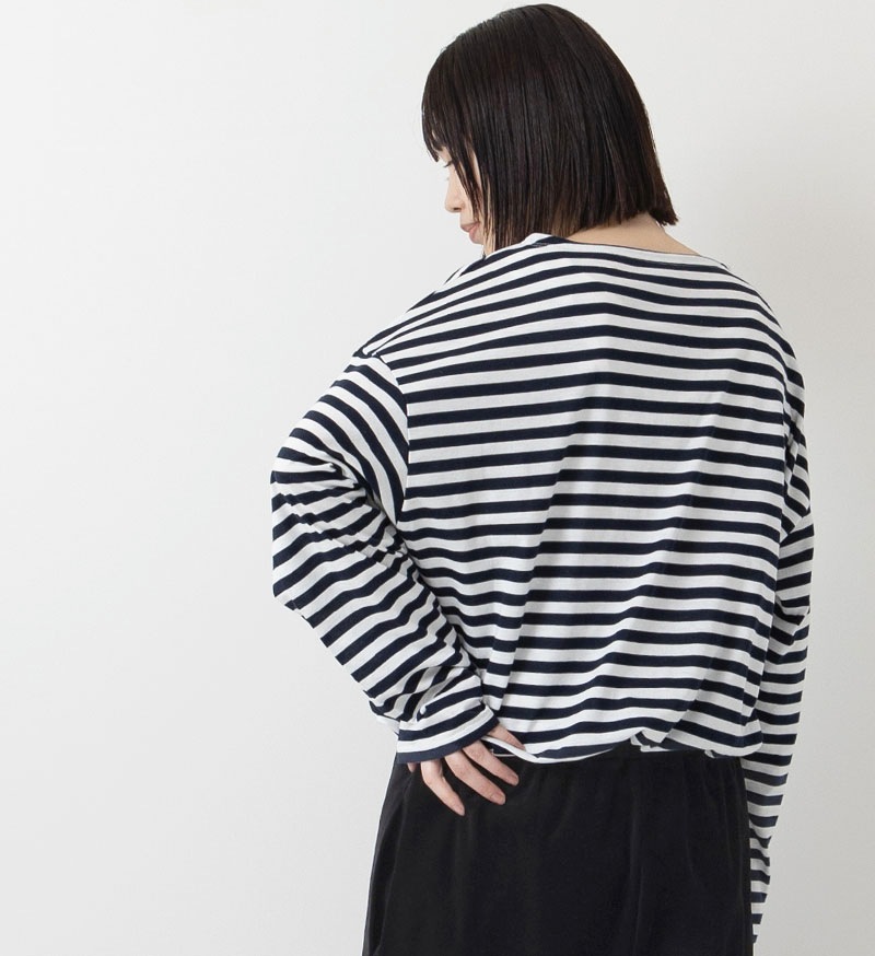 【SALE】VCC-465 1×1ボーダー ロングスリーブ
