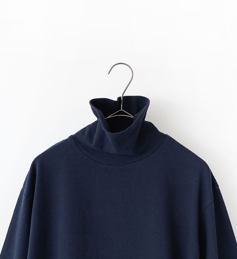 ヴェリテクール天竺タートルネックT E E vcc515 ネイビー VCC-515<br>テンジクタートルネックTEE - COLLECTION - Veritecoeur