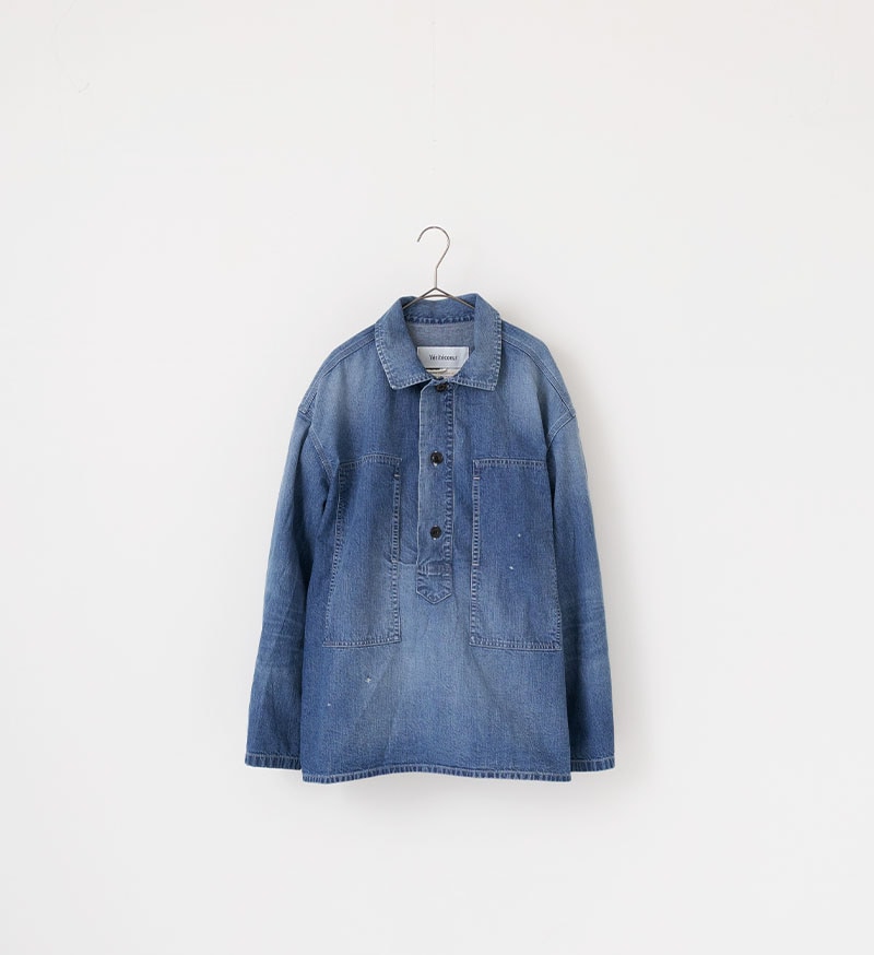 VC-2816<br>デニムプルオーバーシャツ - COLLECTION - Veritecoeur