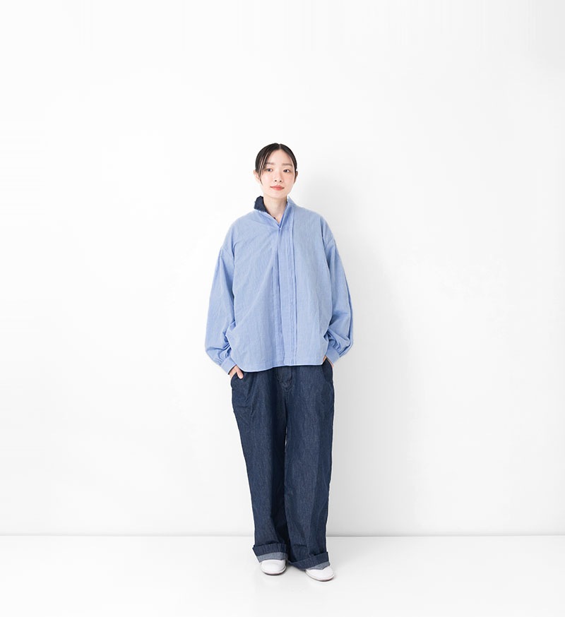 VC-2818<br>ピンタックシャンブレーシャツ - COLLECTION - Veritecoeur