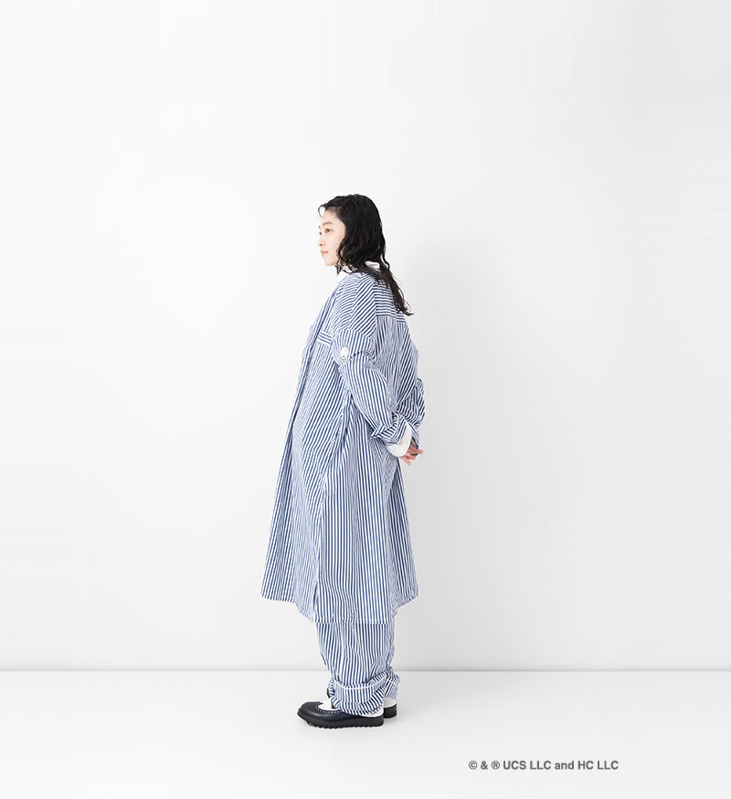 《Curious George × Veritecoeur》<br> GC-001<br>コードパイピングチュニック