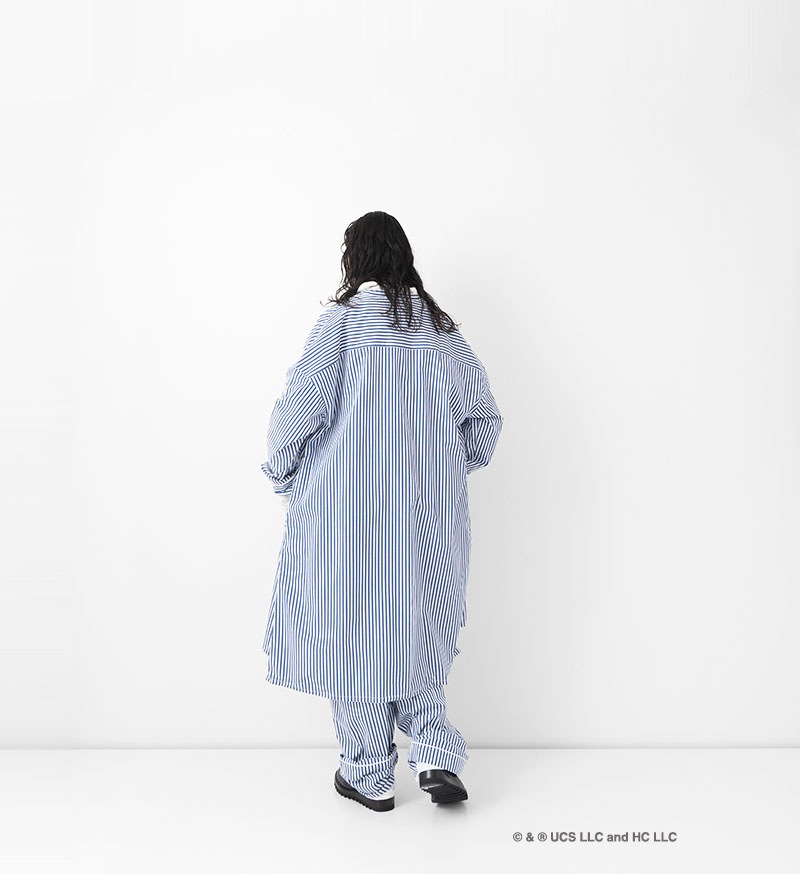 《Curious George × Veritecoeur》<br> GC-001<br>コードパイピングチュニック