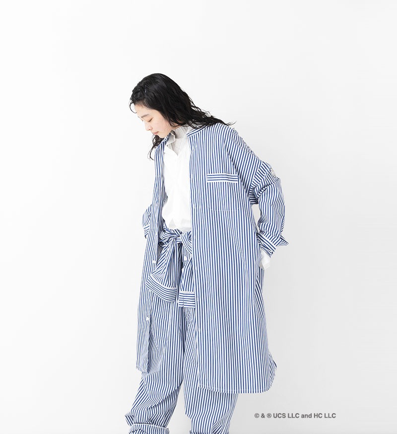 《Curious George × Veritecoeur》<br> GC-001<br>コードパイピングチュニック