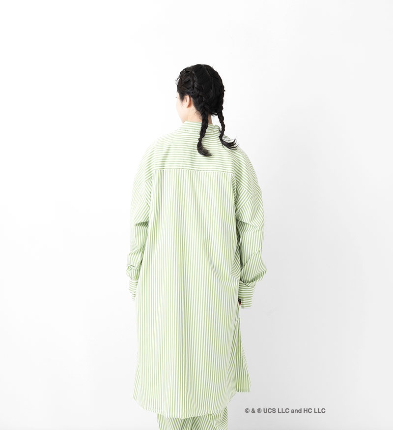 《Curious George × Veritecoeur》<br> GC-001<br>コードパイピングチュニック