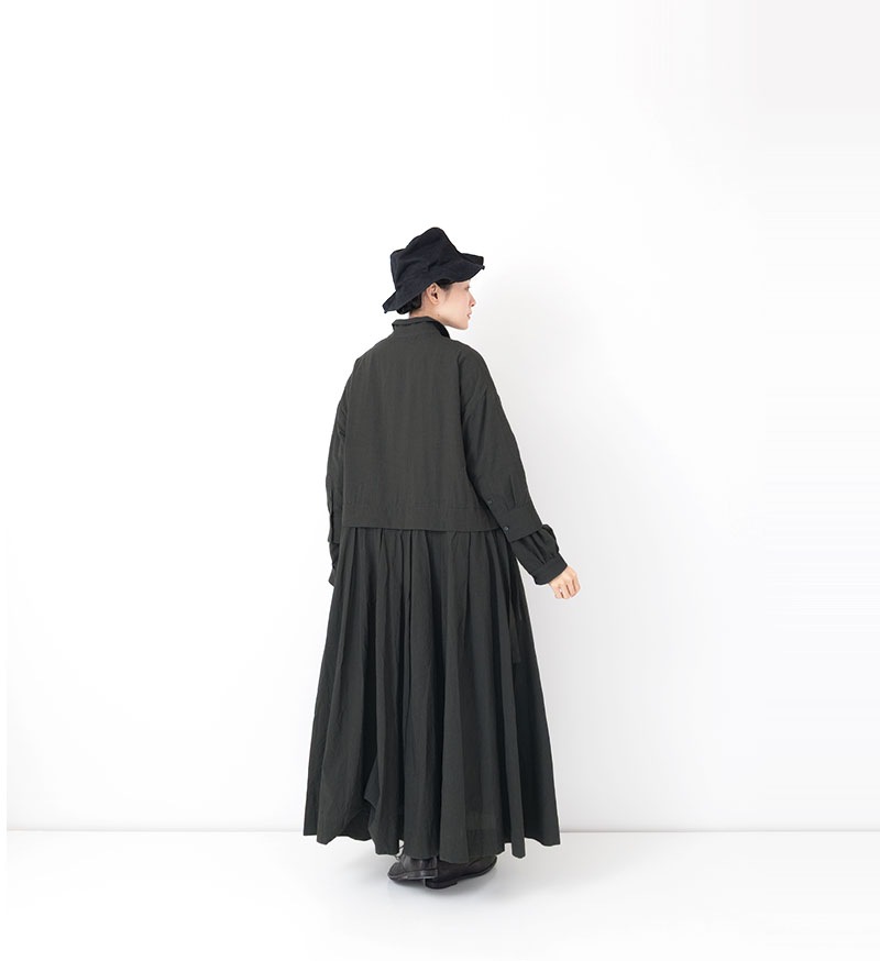 VC-2819<br>フレアタックシャンブレーワンピース - COLLECTION VC-2819<br>フレアタックシャンブレーワンピース - COLLECTION