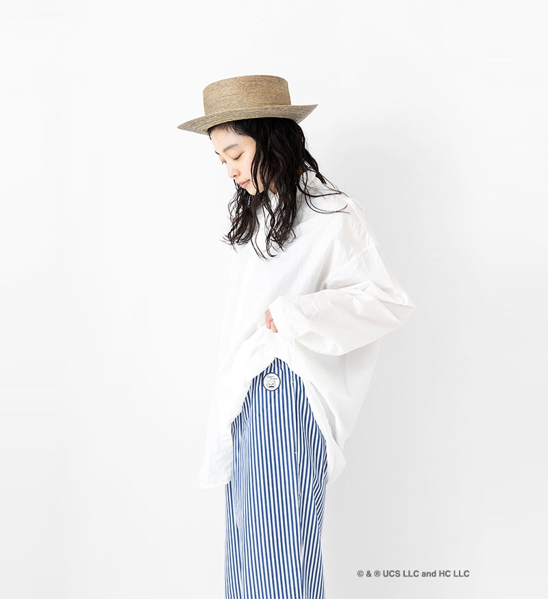 《Curious George × Veritecoeur》<br>GC-003<br>コードパイピングパンツ