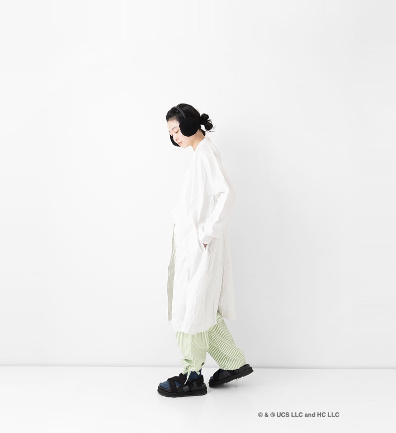《Curious George × Veritecoeur》<br>GC-003<br>コードパイピングパンツ