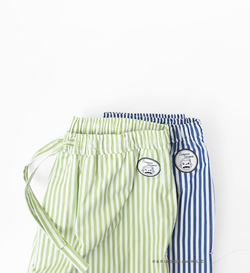 《Curious George × Veritecoeur》<br>GC-003<br>コードパイピングパンツ