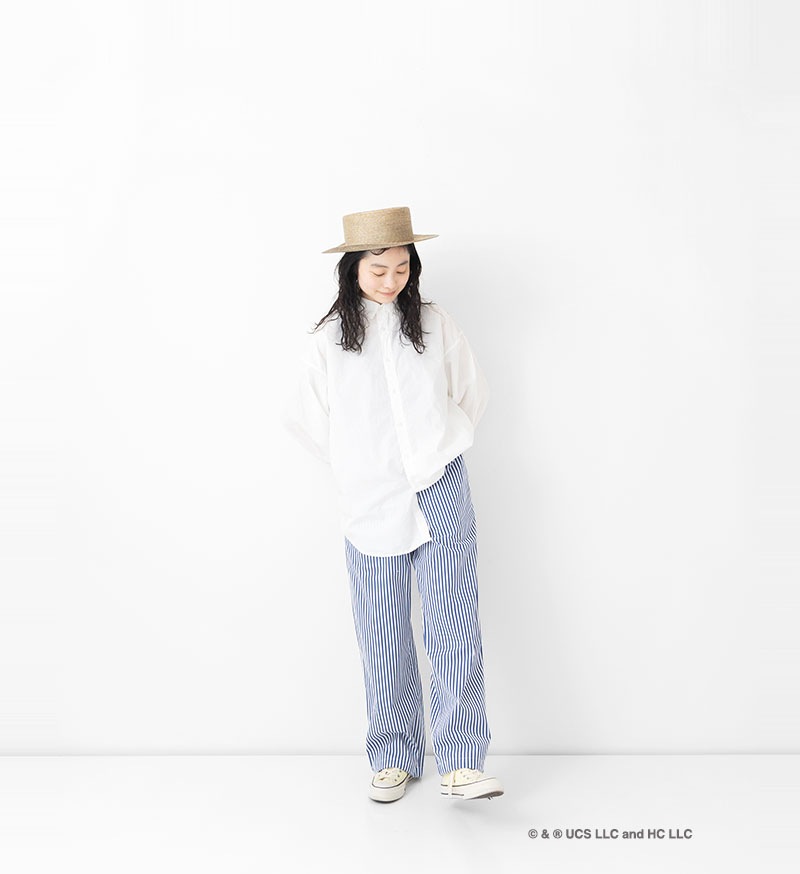 《Curious George × Veritecoeur》<br>GC-003<br>コードパイピングパンツ