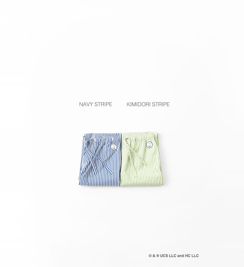 《Curious George × Veritecoeur》<br>GC-003<br>コードパイピングパンツ