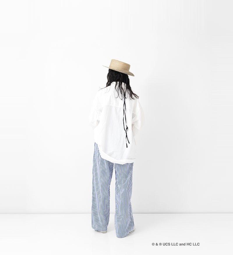 《Curious George × Veritecoeur》<br>GC-003<br>コードパイピングパンツ
