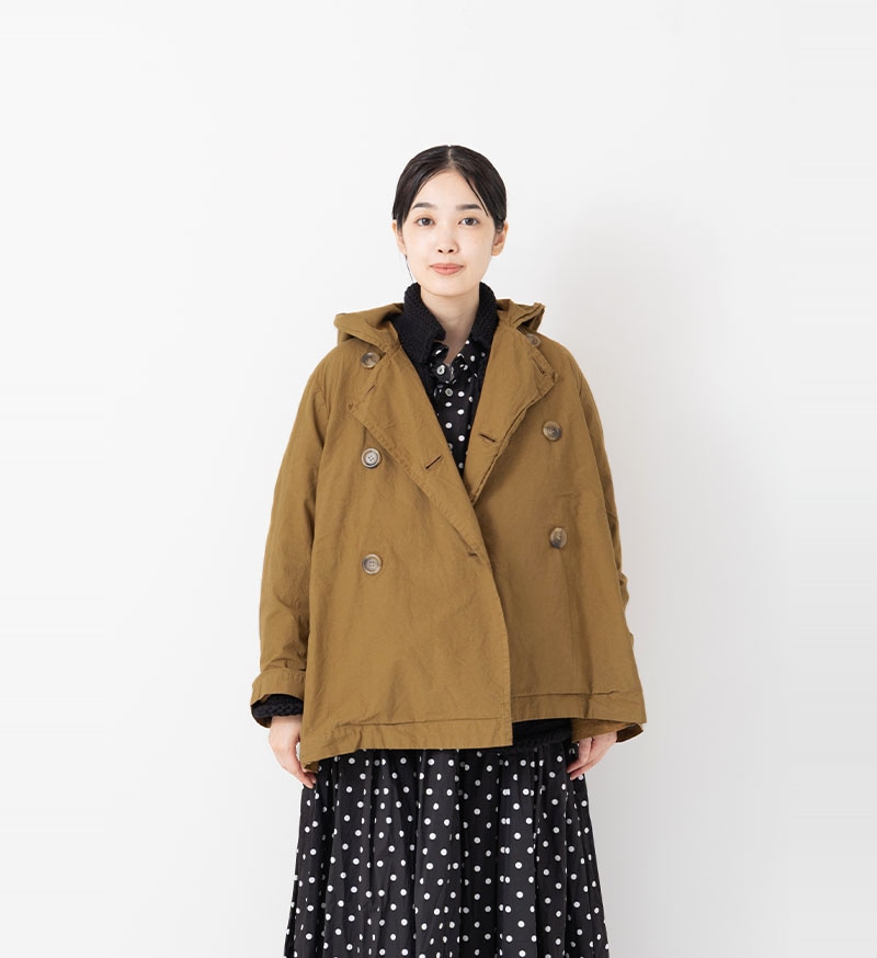 ※Veritecoeur online 限定※ <br>NT-111<br>ダブルボタンショートフードコート