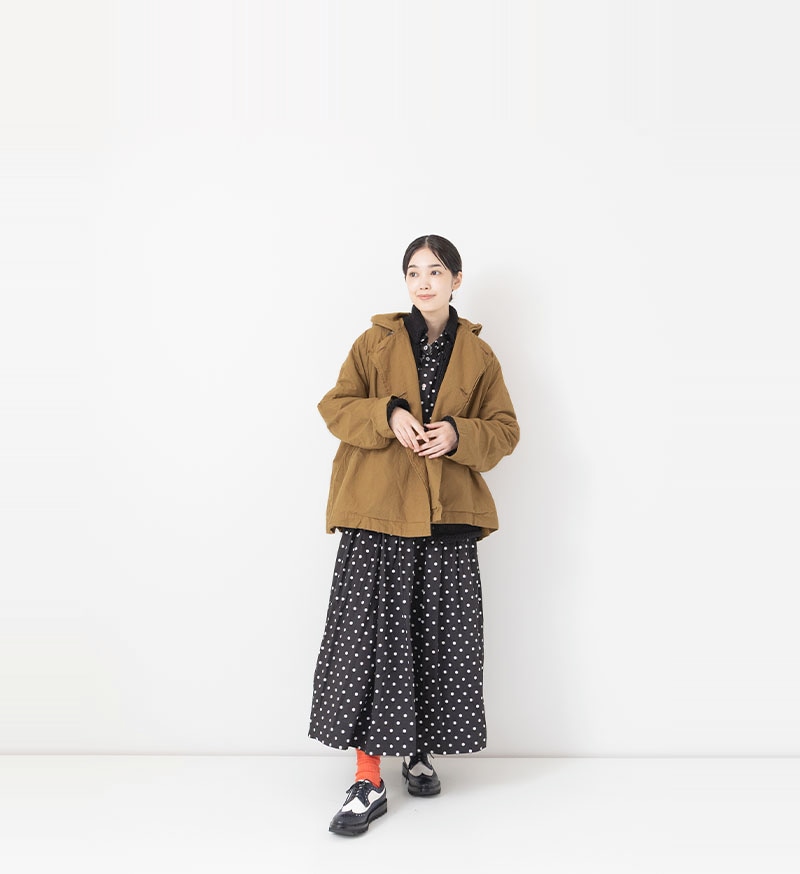 ※Veritecoeur online 限定※ <br>NT-111<br>ダブルボタンショートフードコート