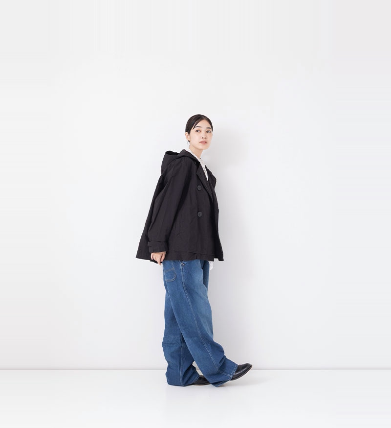 ※Veritecoeur online 限定※ <br>NT-111<br>ダブルボタンショートフードコート