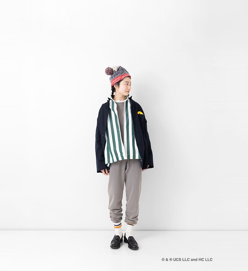 《Curious George × Veritecoeur》<br>GC-005<br>オープンカラーシャツ
