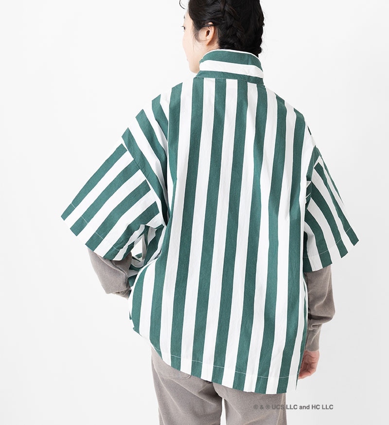 《Curious George × Veritecoeur》<br>GC-005<br>オープンカラーシャツ